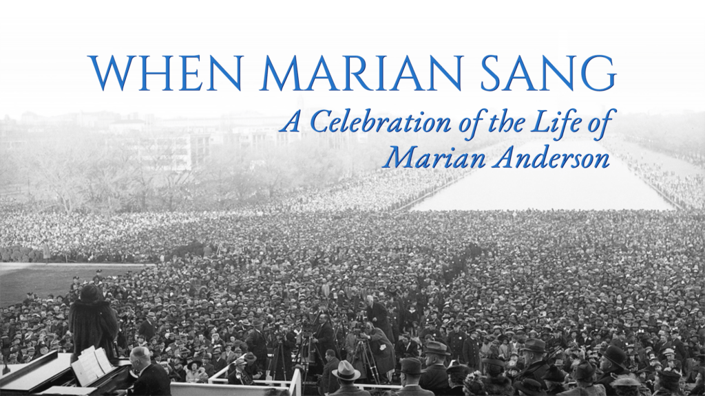 when marian sang banner