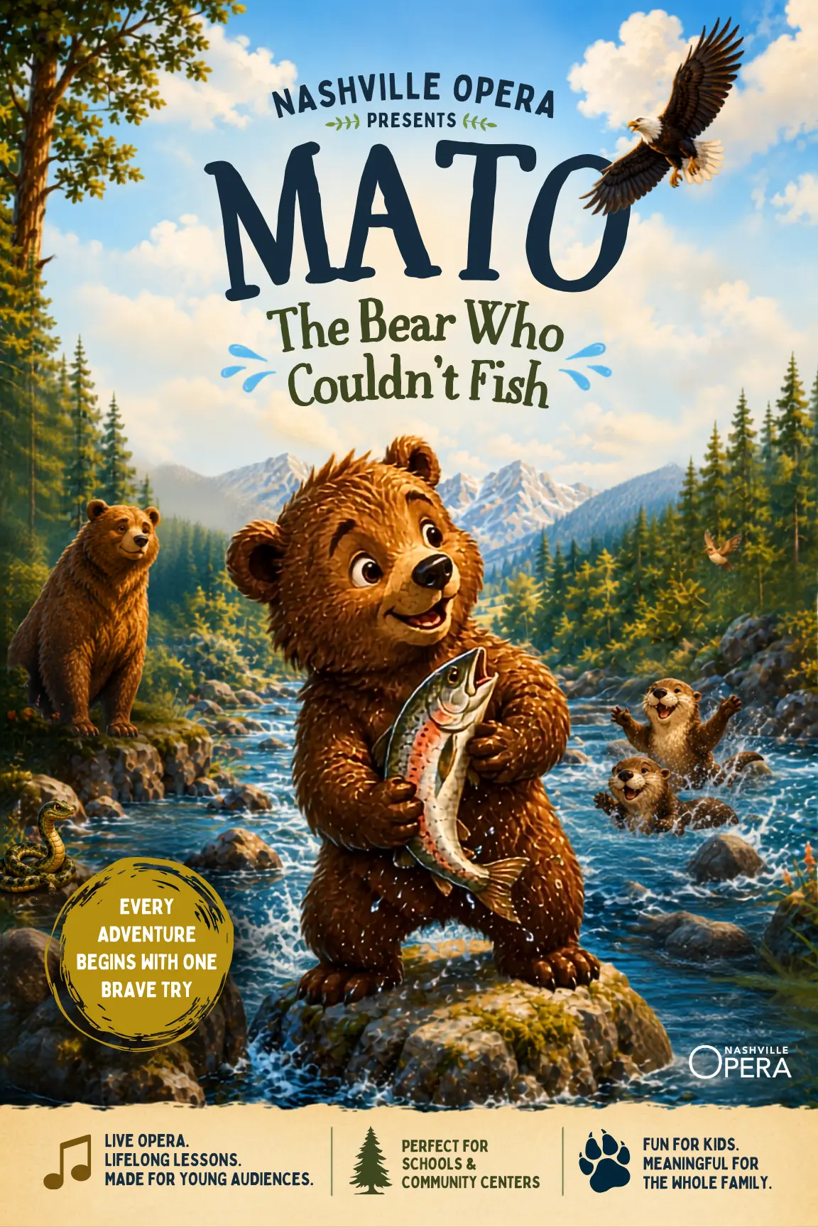 MATO The Bear Who Couldn't Fish poster